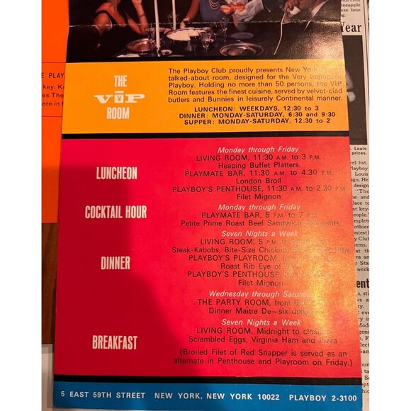 Vintage 1961 Playboy Club Membership Package w/Brochure, Drink Menu, Newsletter+ - Picture 13 of 15